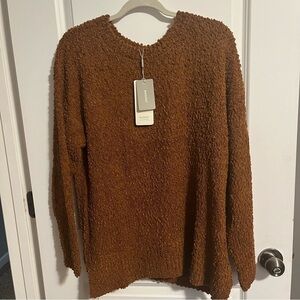 *NIASHOT brown cozy long sleeve sweater. Women’s size XL. NWT